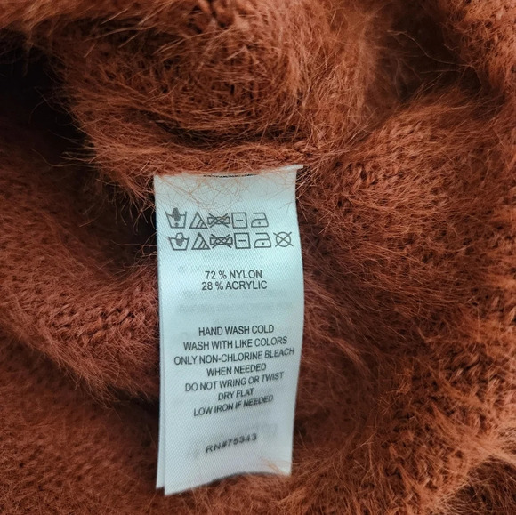 Kaisley Anthropologie Tunic Oversized Furry Sweater Size LARGE - Picture 6 of 11